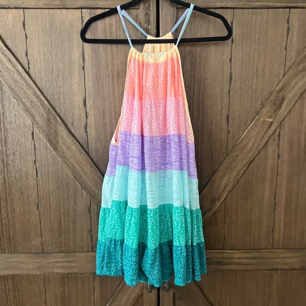 Pitusa Popsicle Halter Mini Dress - Pastels Standard One Size - Picture 4 of 7